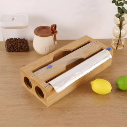Wooden Double Wrap Dispenser